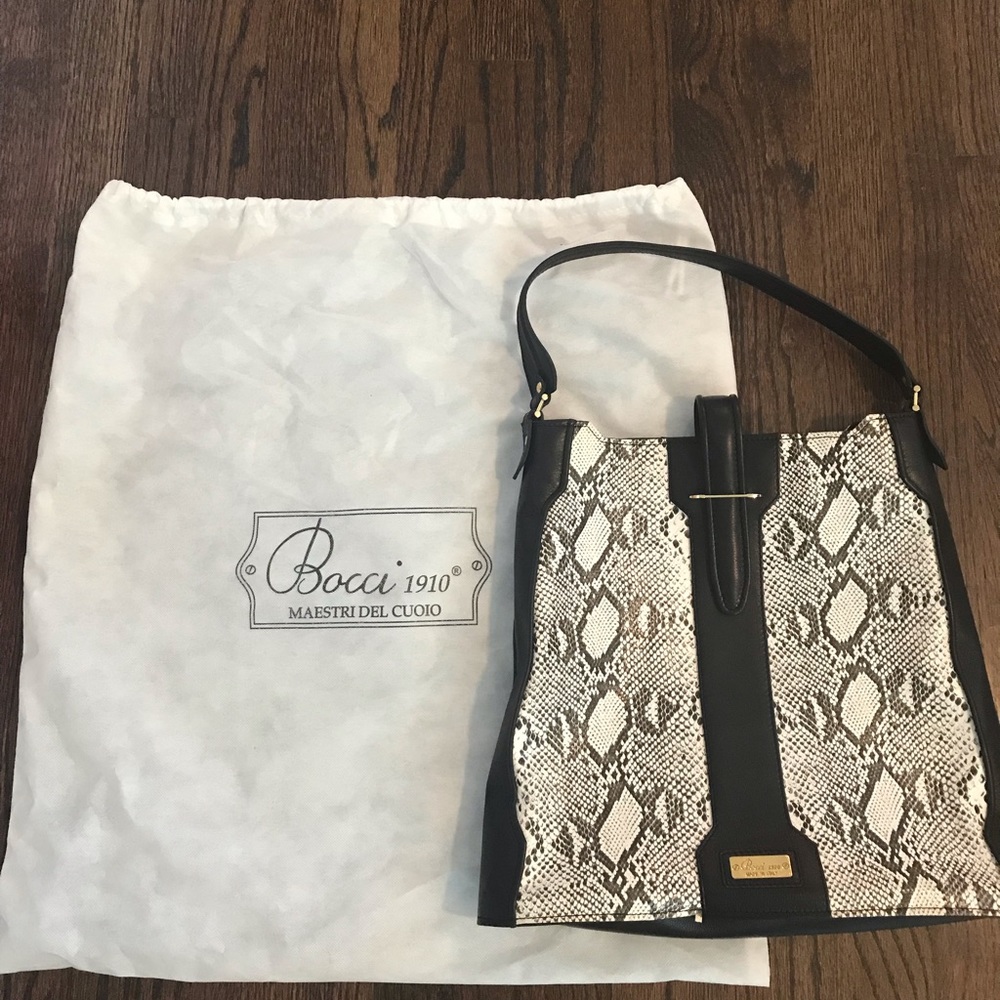 Italian designer bag bought at a boutique in Italy